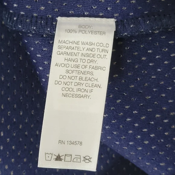 Vineyard Vines Performance Men's Puffer Polyester Vest Size XL Red Blue - Picture 10 of 13